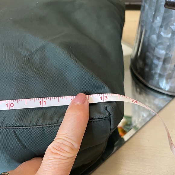 Prada dark green nylon tessuto tote - Picture 11 of 16